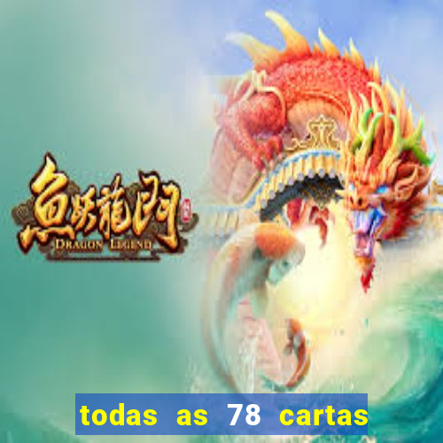 todas as 78 cartas do tarot